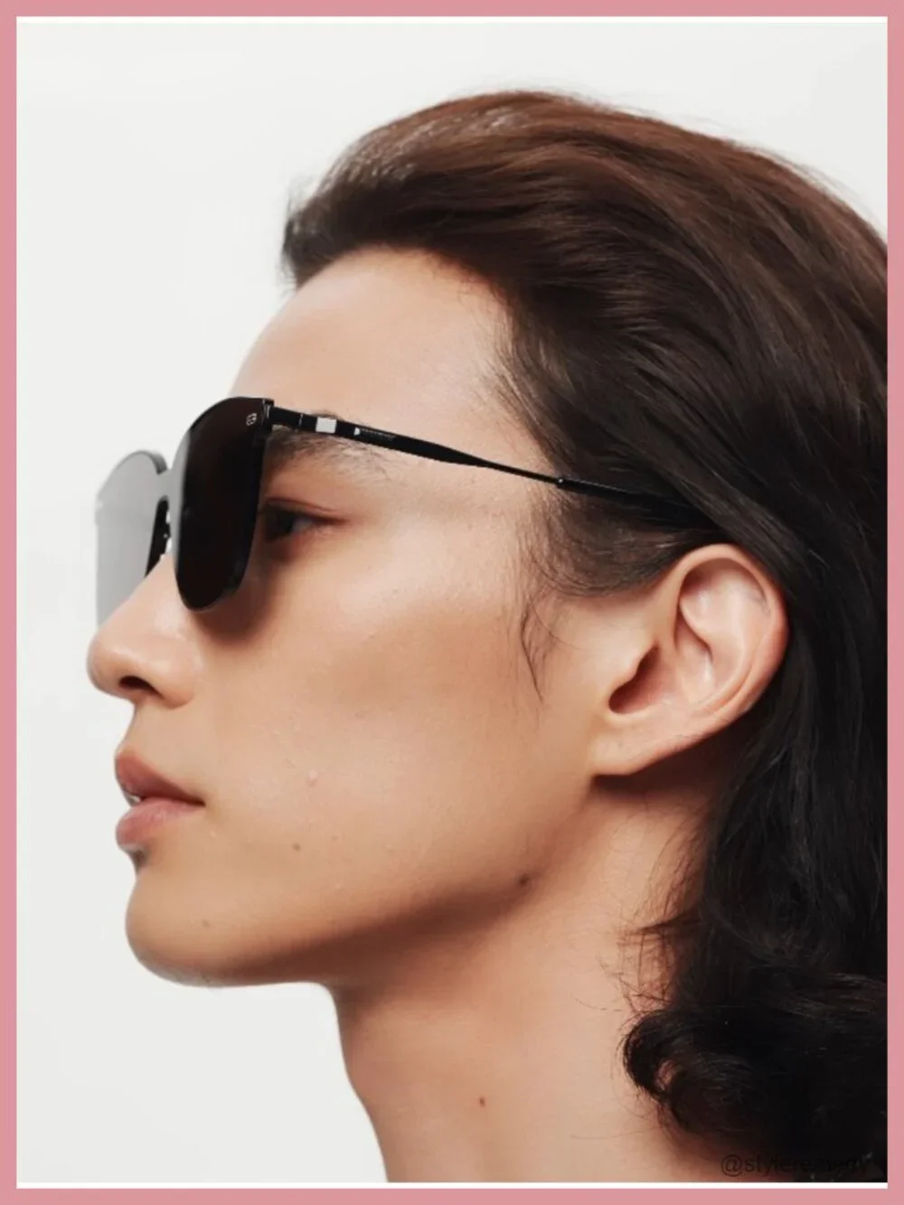 Square Polarized Oversized Sunglasses Women UV400 Acetate Frame